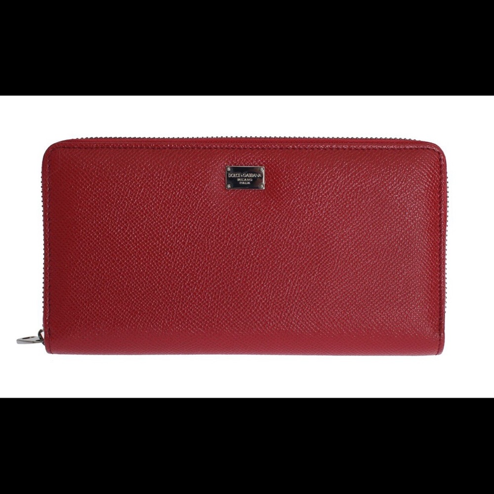 Dolce & Gabbana Red Leather Wallet